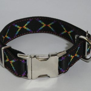 An image of a neon designer dog collar TheUltimateLeash.com