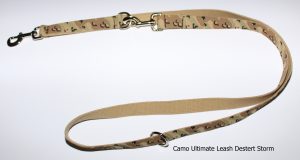 An image of the camo dog leash from The Ultimate Leash Camo Series