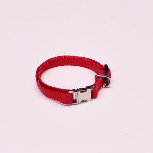 An image of a small red dog collar from TheUltimateLeash.com