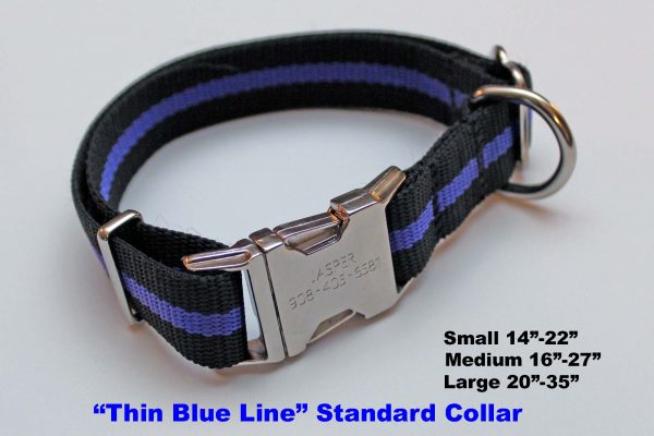 An image of a Blue Line dog collar from TheUltimateLeash.com