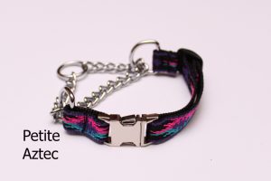 An image of a small martingale dog collar from the Martingale Collar Petite Series