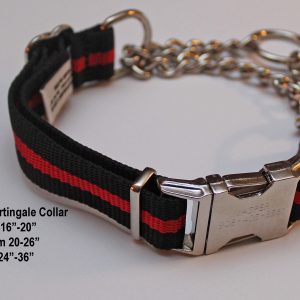 An image of a Red Line martingale dog collar from TheUltimateLeash.com