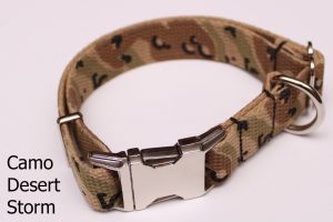 An image of a camouflage dog collar from TheUltimateLeash.com