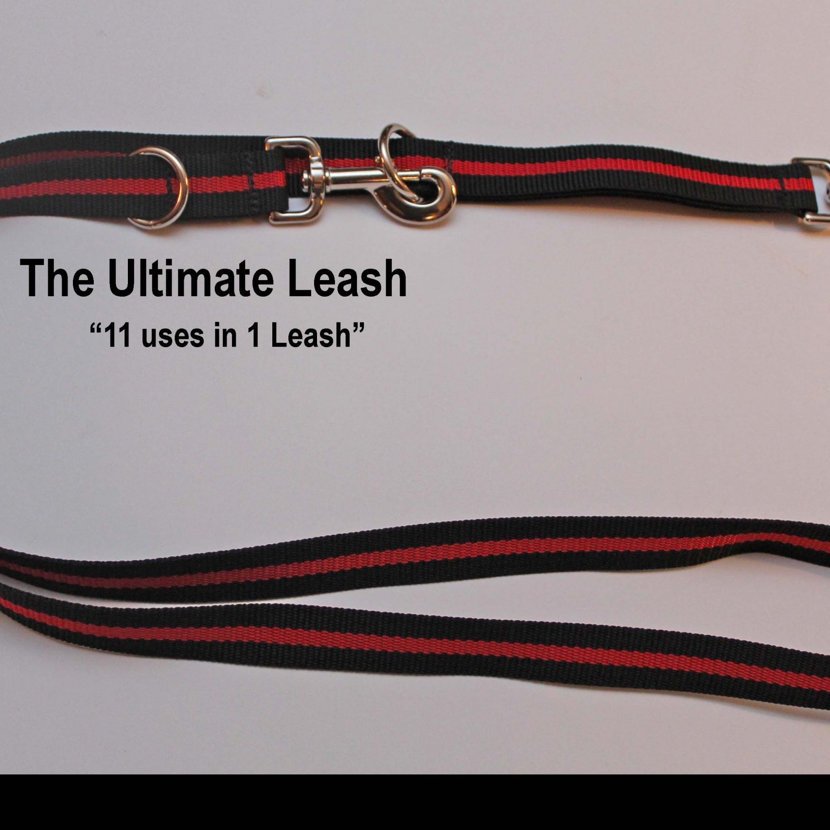 An image of a Red Line dog leash from TheUltimateLeash.com